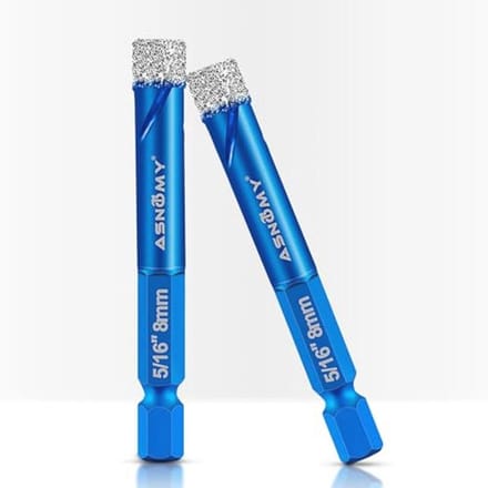 Diamantboor Set van 2 - 8 mm Tegelboor en Glasboor