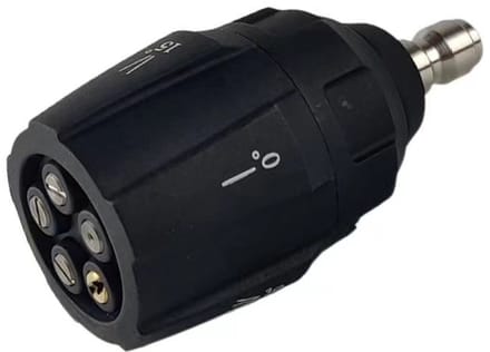 5-in-1 hogedruk spuitmond – 1/4" snelkoppeling, 0° 15° 25° 40°