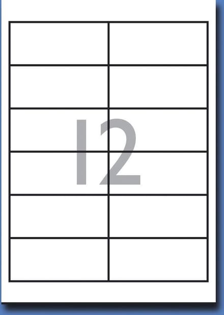 Decadry Etiketten / Labels 97.0 x 42.3mm - 100 vel