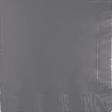 50 grijze servetten, 2-laags, 33x33 cm