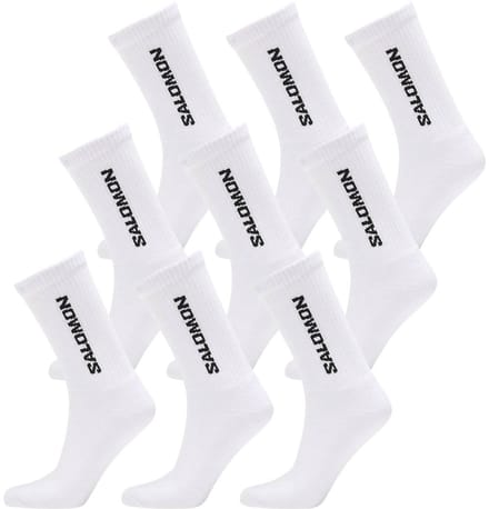 Salomon - Everyday Crew Socks | 9-Pack | Sokken | Maat S / 36-38 - Wit