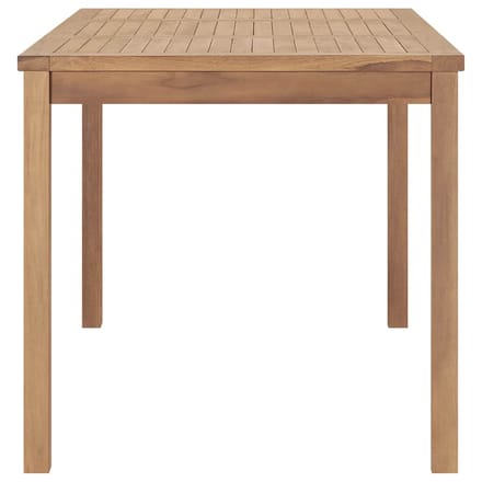 vidaXL - Tuintafel - 160x80x77 - cm - massief - teakhout