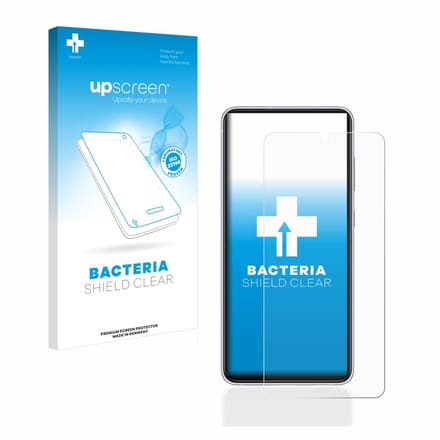 upscreen - Screenprotector voor Samsung Galaxy S21 FE 5G - Folie Beschermfolie transparant antibacterieel