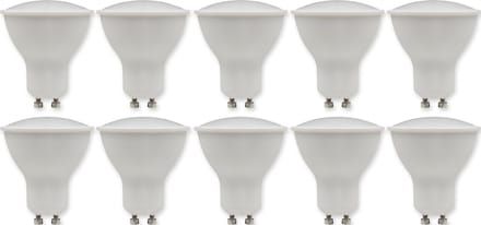 10 x LED Lamp GU10 "PV-70" - 3000K - Warm wit - 540lm - 7W/230V