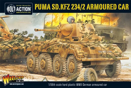 Bolt action: Puma Sd.Kfz 234/2 Armoured Car