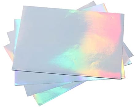 SPHProducts - Holografisch Stickerpapier - A4 Afdrukbaar - Waterdicht - 22 Vellen - Inkjet- en Laserprinters - Creatieve Projecten