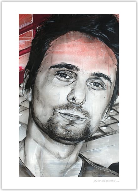 Matthew Bellamy poster 50x70 cm