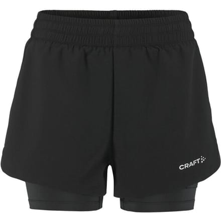 CRAFT ADV ESSENCE 2-IN-1 SHORTS 2 W Dames Sportbroek - Zwart