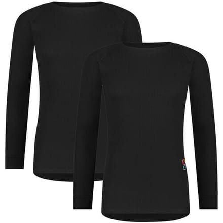 Poederbaas Thermoshirt Heren 2-pack Pro - Zwart - Maat M