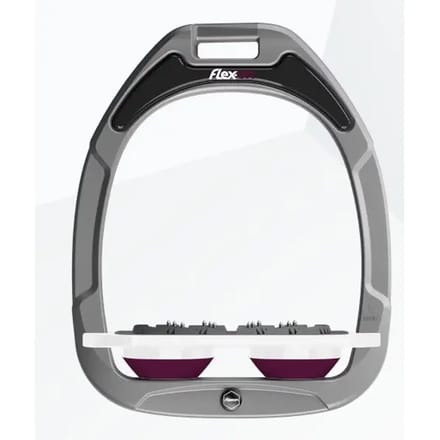 Platte Ultra Grip Aluminium/ Wit/ Paars Flex-On Green Composite