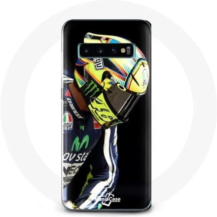 Case voor Samsung Galaxy s10 edge Valentino Rossi motorfietssnelheidsbestuurder