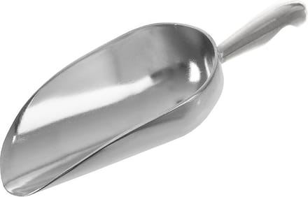 Meelschep Aluminium 110 ml - Voedselschep - Voerschep - Ijsschep - Schep - Lepel