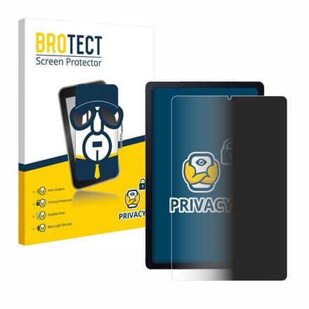 BROTECT - privacy screenprotector voor Samsung Galaxy Tab S6 Lite WiFi 2024 - Folie Beschermfolie Blauwlichtfilter