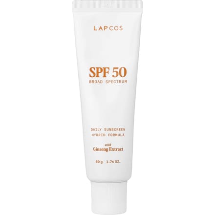 Lapcos, Hybride Formule Dagelijkse Zonnebrandcrème, SPF 50, 50g (1,76 oz) white