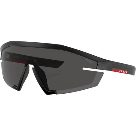 Lunettes de soleil Prada Logo Bras Nylon Forme Irrégulière Lunettes de soleil Unisexe Noir PS03ZS1BO06F Basic Packaging-Dust Bag+Box black
