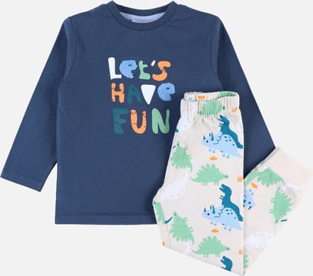 Noukie's - Pyjama - Jersey - Dino - 6 jaar 116