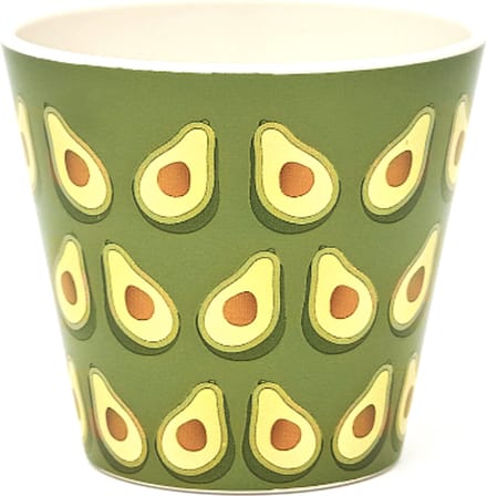 Quy Cup - 90ml Ecologische Reis Beker - Espressobeker “Avo - Avocado”