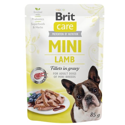 Brit Care Mini - Hondenvoer - Lam - 24x85g - Kleine Rassen