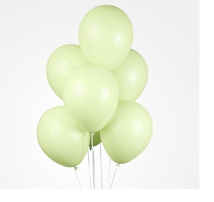 50 Pastel groen macaron ballonnen groen - 12 inch-33cm.