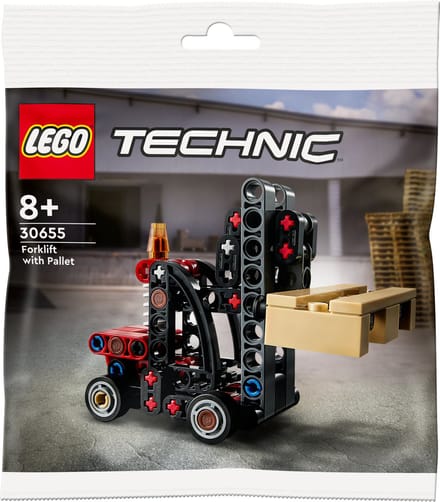 LEGO Technic Forklift with pallet, Bouwpakket, 8 jaar, 78 stuk(s)