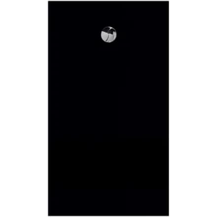 Allibert - Douchebak - Karbon 160 X 90 Cm - Polybeton - Zwart