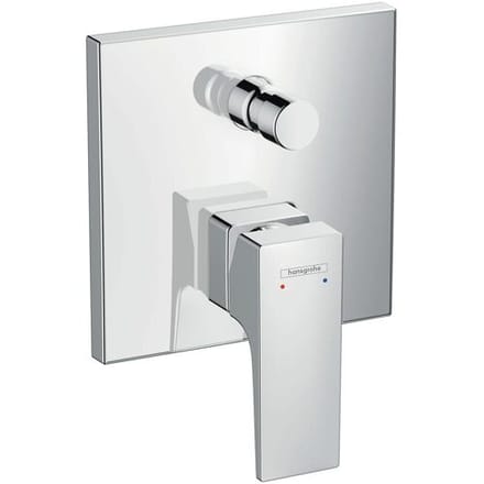 Hansgrohe Metropol Eengreeps badmengkraan - afbouwdeel - met rechte greep - hoogglans chroom