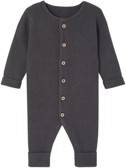 Vertbaudet Geribde babypyjama met lange mouwen