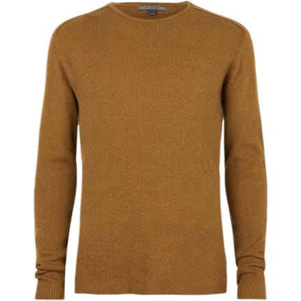 John Varvatos Astoria Regular Fit Ls Merino Silk Crew Copper Maat: L | Sweaters Outlet | Heren