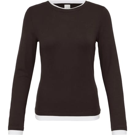 Dames-T-shirt met lange mouwen Ichi IHNellaya