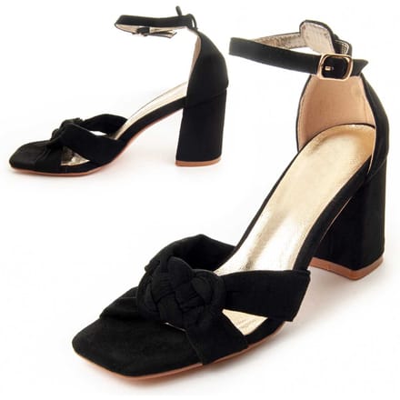 Montevita Heel Sandal Sandal2 in Zwart