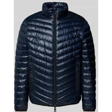 Regular fit gewatteerd jack met mesh details