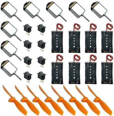 VT-Producten Micro DC Motor Set voor Wetenschappelijk Experimenten