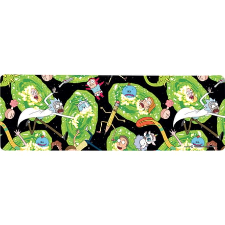 Rick and Morty Portals Gaming Mouse Mat - Medium