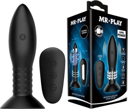Mr. Play - vibrerende en roterend buttplug 13 cm