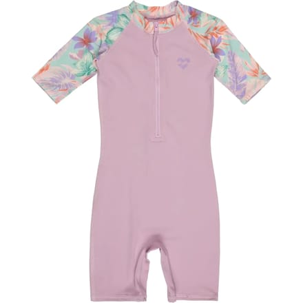Shorty surf wetsuit voor meisjes Billabong Billie Front-Zip