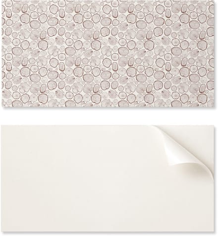 Zelfklevende vinylfolie met print, 120x60 cm, rond potpatroon.