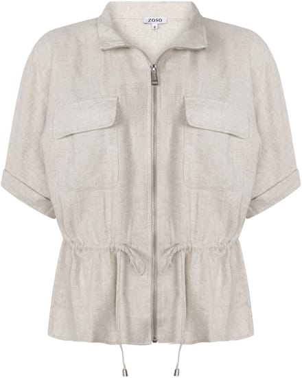 Zoso Blouse Vivian 263 2045 Beige Dames Maat - S