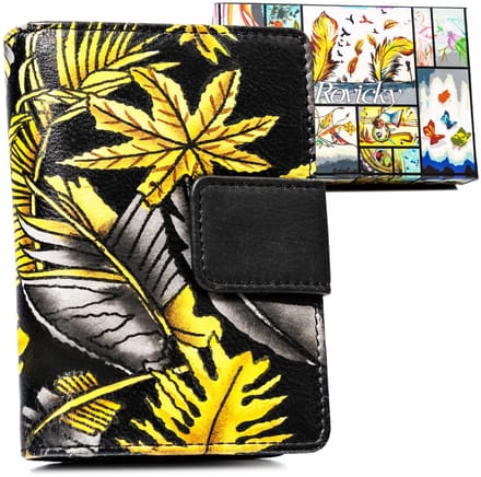 Dames leren portemonnee R-N109-ART-19-7149