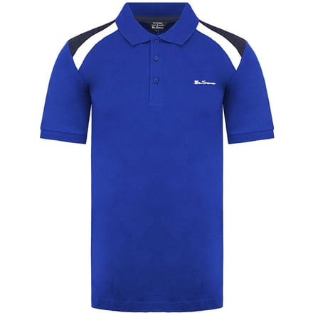 Ben Sherman Logo Heren Blauw Poloshirt