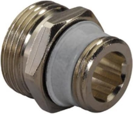 Uponor S-Press radiator aansluit nippel - buitendraad x buitendraad euroconus - 1/2 x 3/4