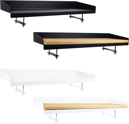 Opklapbare Balkontafel Wit – Weerbestendig & Ruimtebesparend – Montage op Reling