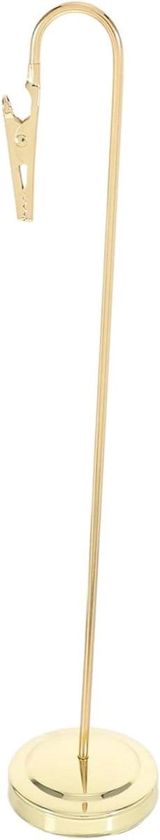 Tafelnummerhouder - Kaarthouder - Bureau organiseren - Stevige metalen constructie - 20 cm lengte - Goud