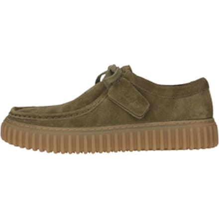 CLARKS Torhill Lo Heren Veterschoenen - Olive Suede