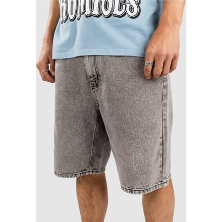 Empyre Loose Fit Sk8 Short Denim Korte Broek grijs