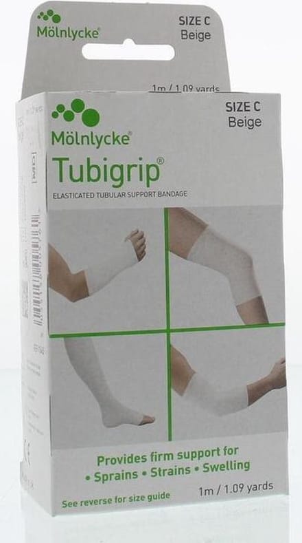 Tubigrip Maat C - beige - 1 maat - Bandage