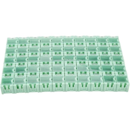 50 stuks Groene SMT SMD Container Doos Elektronische Componenten Mini Opbergdoos white