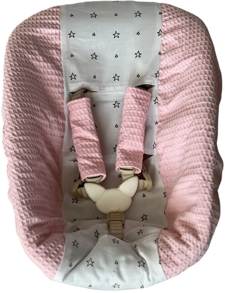 Stokke newborn hoes roze open sterren