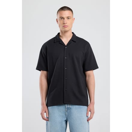 America Today Kondo Washed Black Maat: XS | Casual Overhemden Outlet | Heren | Zwart