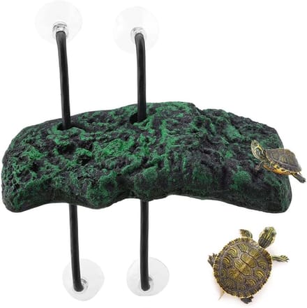 Drijvend Schildpad Platform - Zwem Platform - Terrarium Inrichting - Automatisch Drijvend - 28 x 12 cm