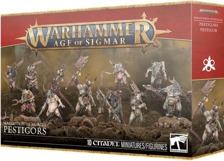 Beeldje Games Workshop Warhammer AoS - Maggotkin of Nurgle : Pestigors